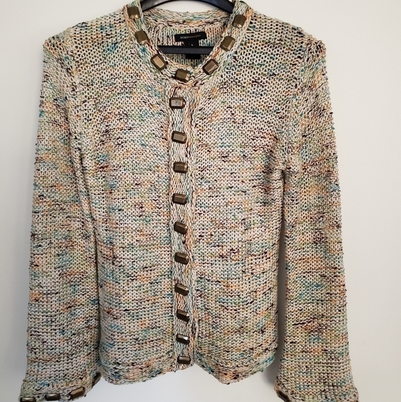 BCBGMaxAzria Chunky Knit Rainbow Sweater Small - Picture 1 of 9